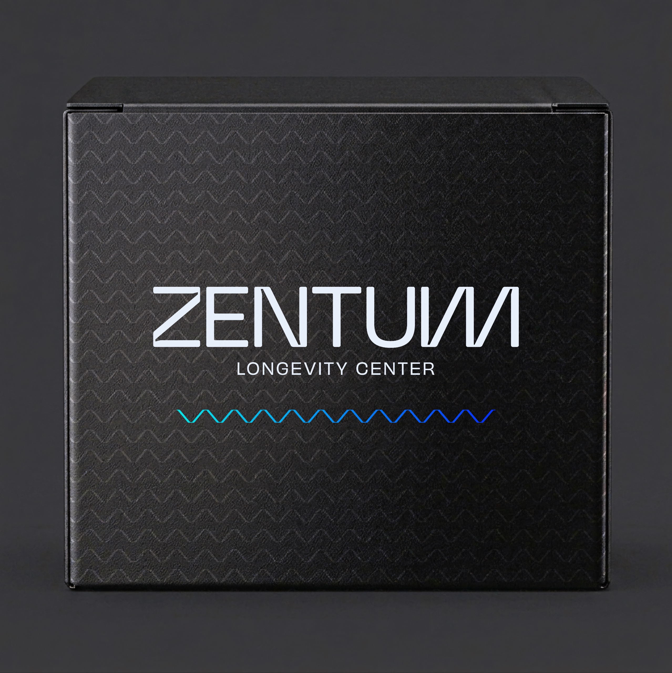 La caja Zentum cerrada